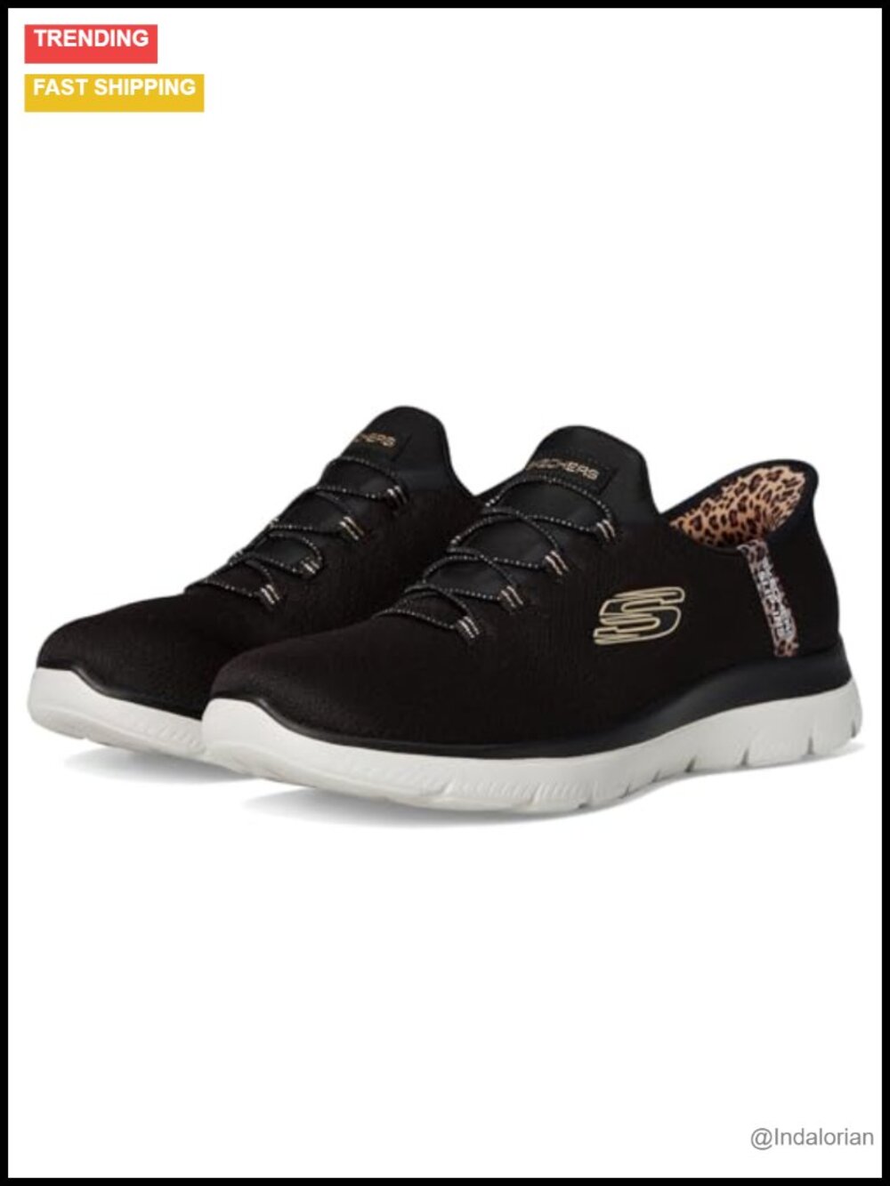 Skechers Hands Free Slip-Ins Mesh Sneakers Memory Foam Washable